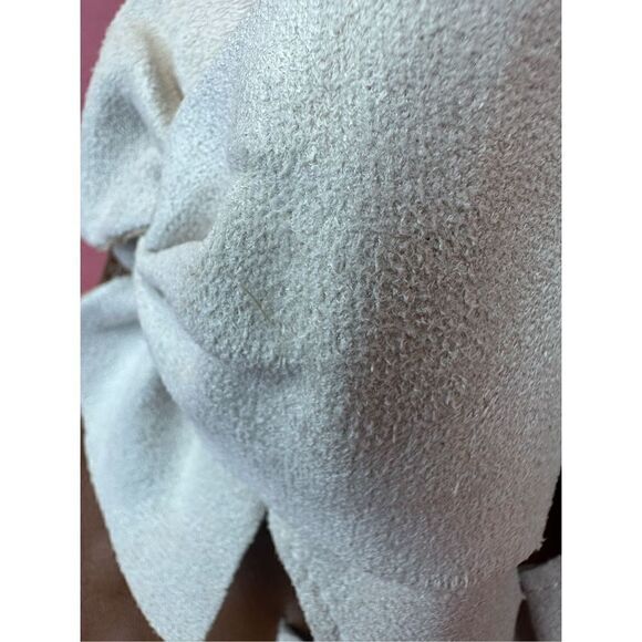 Beautiful twist knot ,toe loop bohemian soft faux-suede material sandals.Size8. - Picture 8 of 10